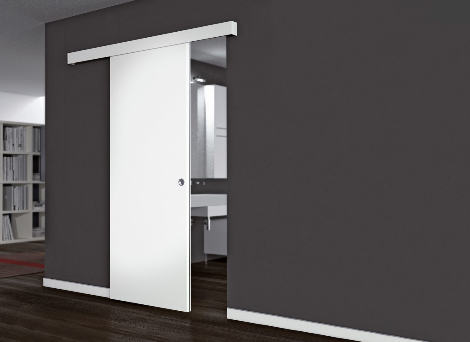 одностворчатая дверь в пенале