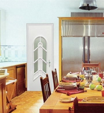 Какие дополнительные элементы можно установить на дверь на кухню